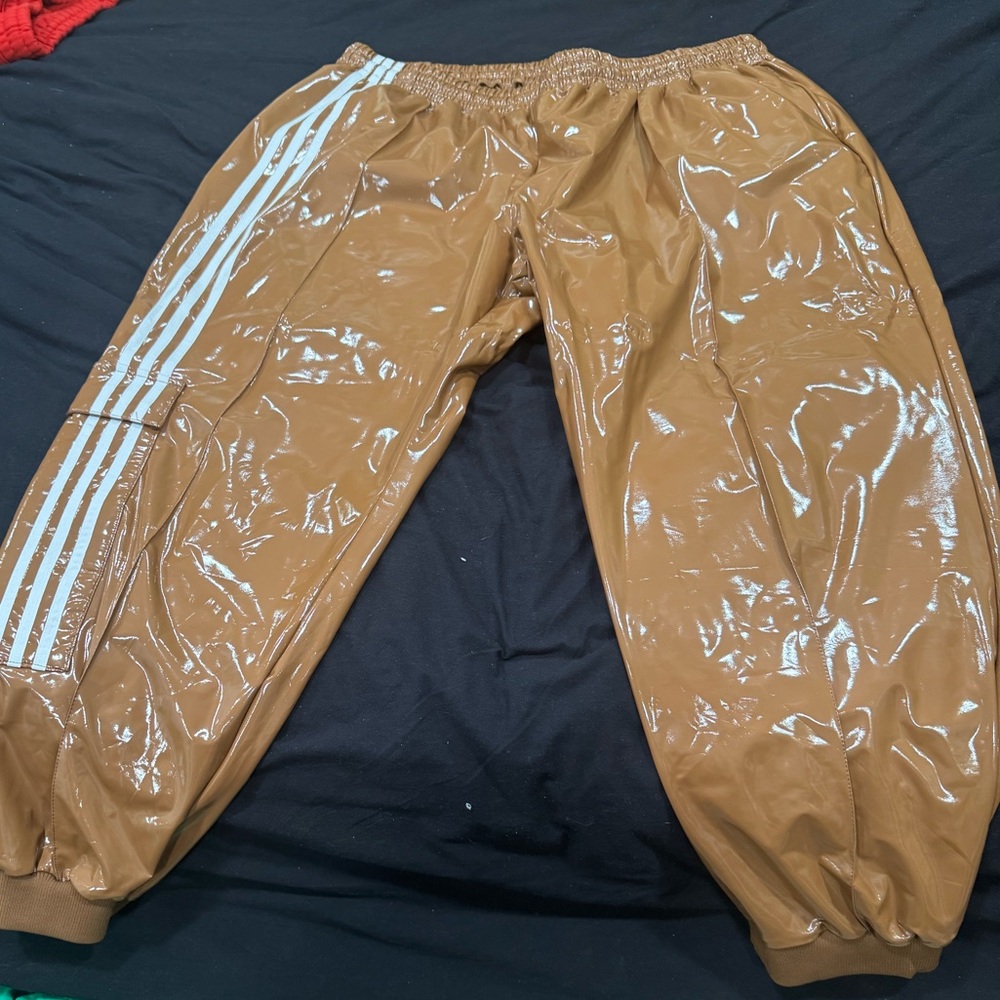 Ivy Park Icy Park Latex Tracksuit Pants Sz 3XL